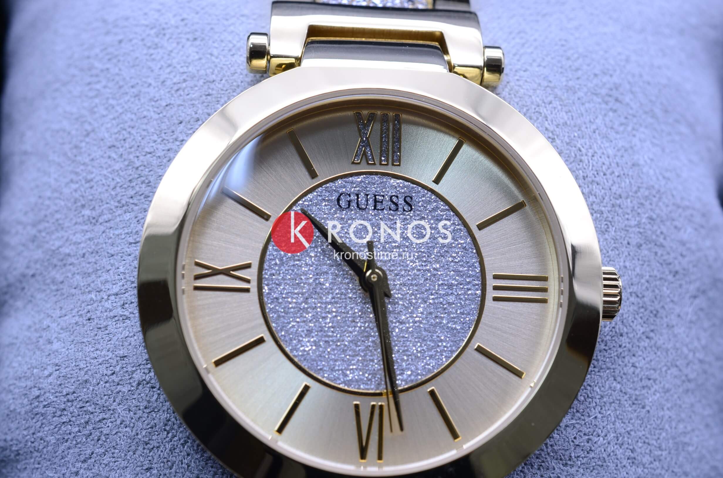 Guess GUESS W1288L2,  сша женские часы на браслете сталь с ip покрытием боковой вид